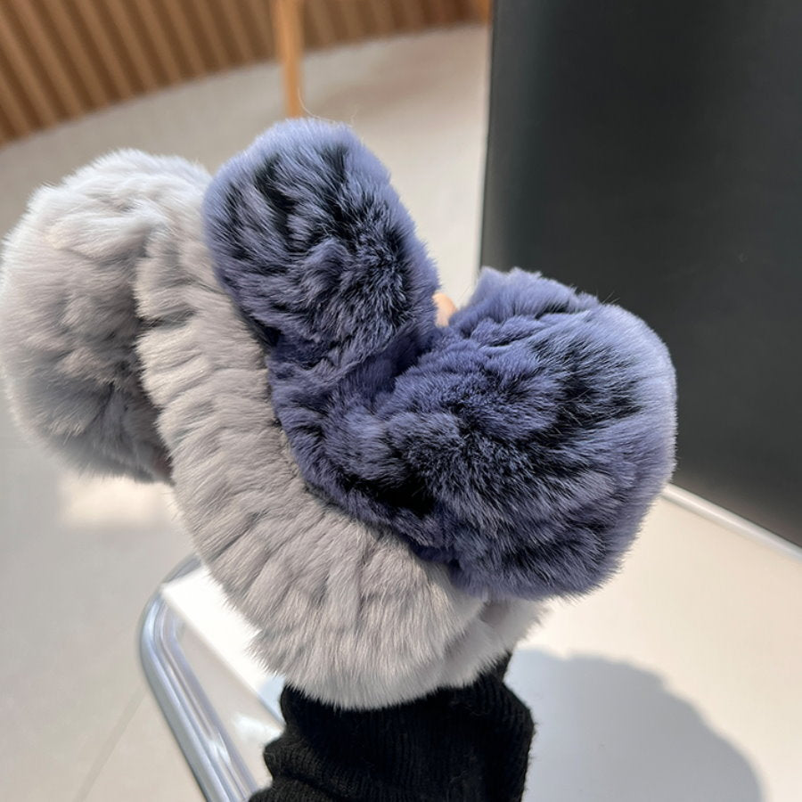 Fingerless Fur Gloves HL4062