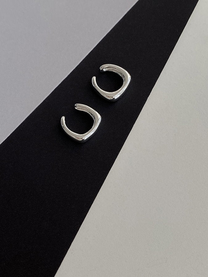 Square Brass Ear Cuffs HL4291