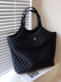 Quilted Shoulder Tote Bag_HL4156