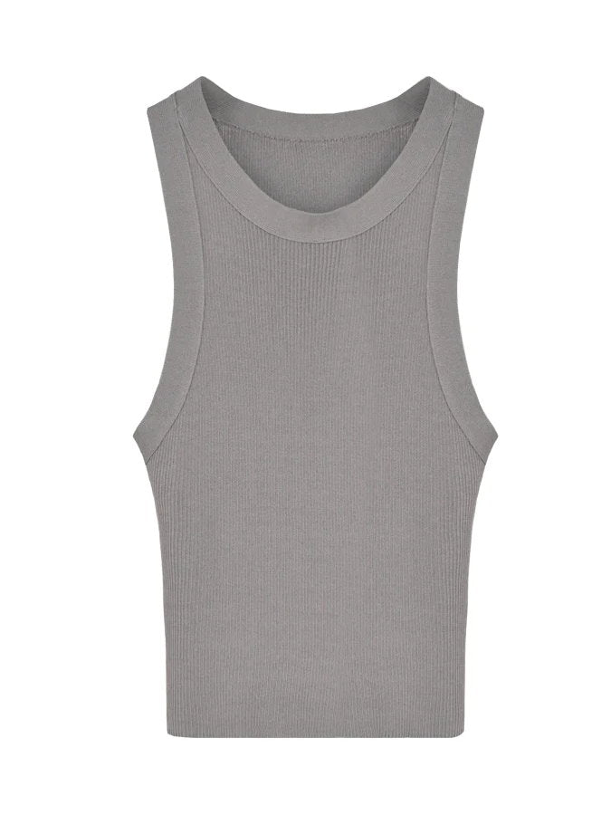 Slim rib tank top_BDHL4425