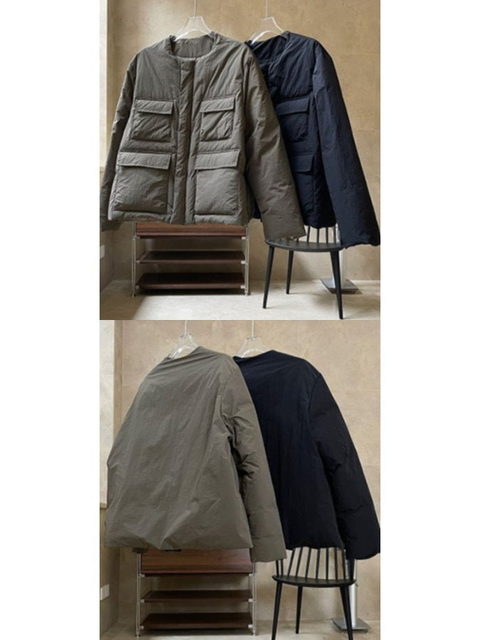 Flap Pocket Down Jacket HL4222