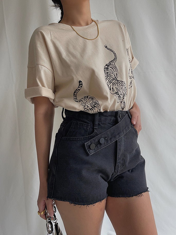 Tiger graphic T-shirt 9163