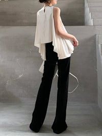 Side Draped Sleeveless_9210