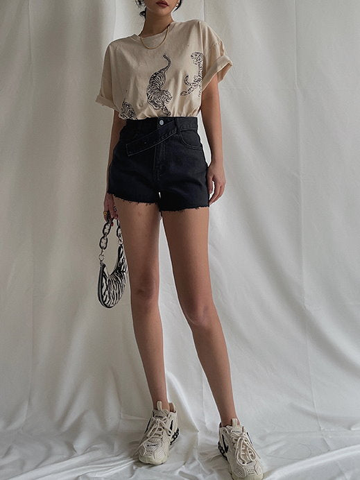 Tiger graphic T-shirt 9163