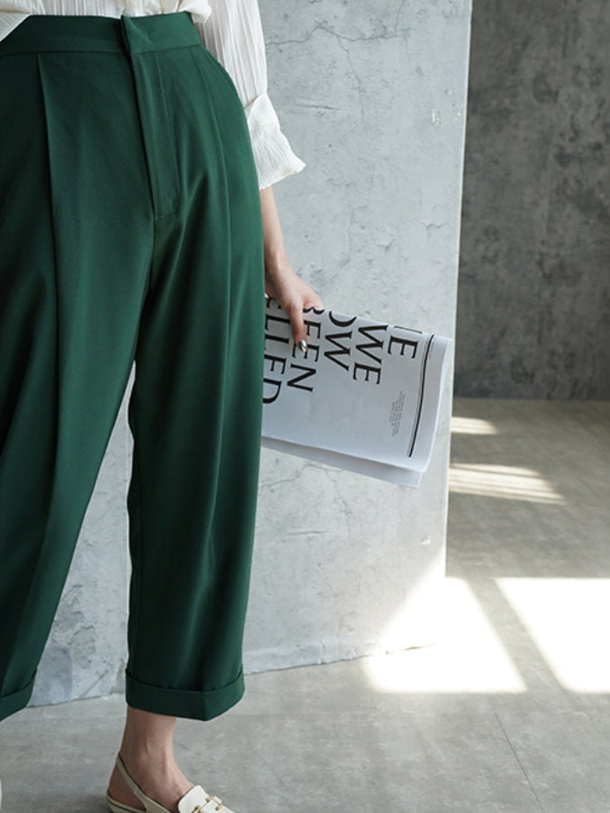 Loose Draped Wide Leg Pants HL3509