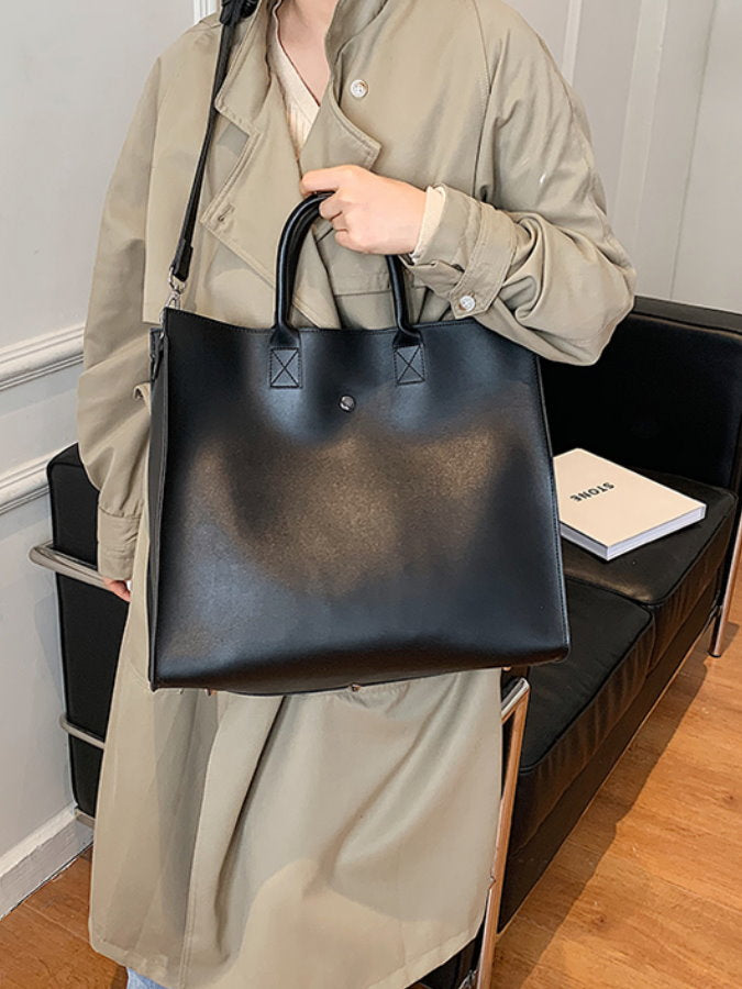 PU leather 2-way tote bag HL3881