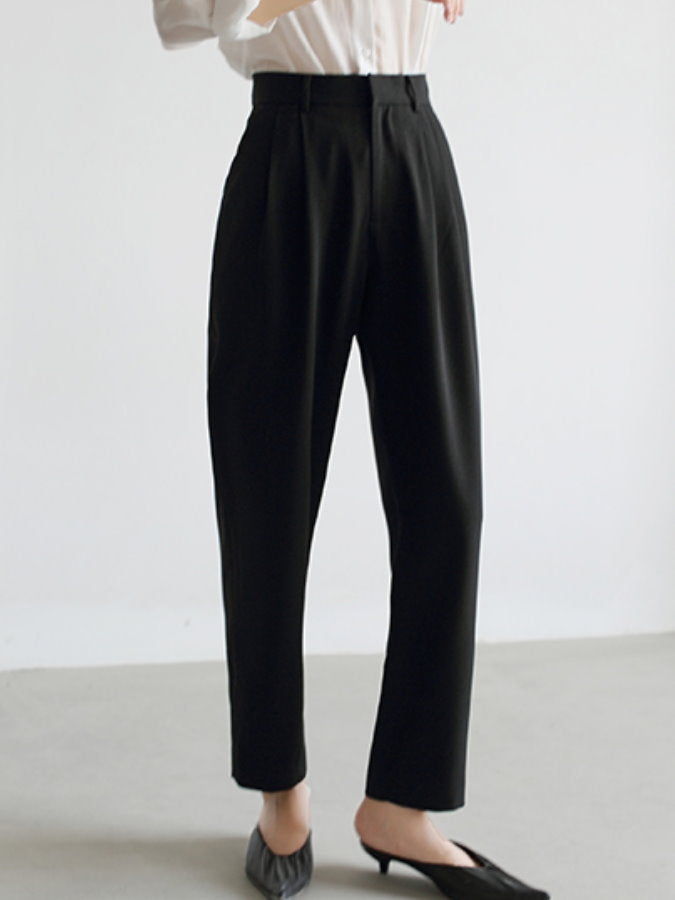 Waist Tuck Tapered Pants HL3597