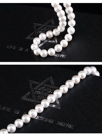 Unisex Shell Pearl Necklace_HL3617