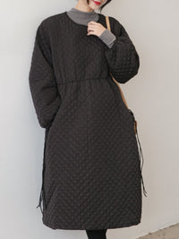 Quilted Pullover Coat HL3920