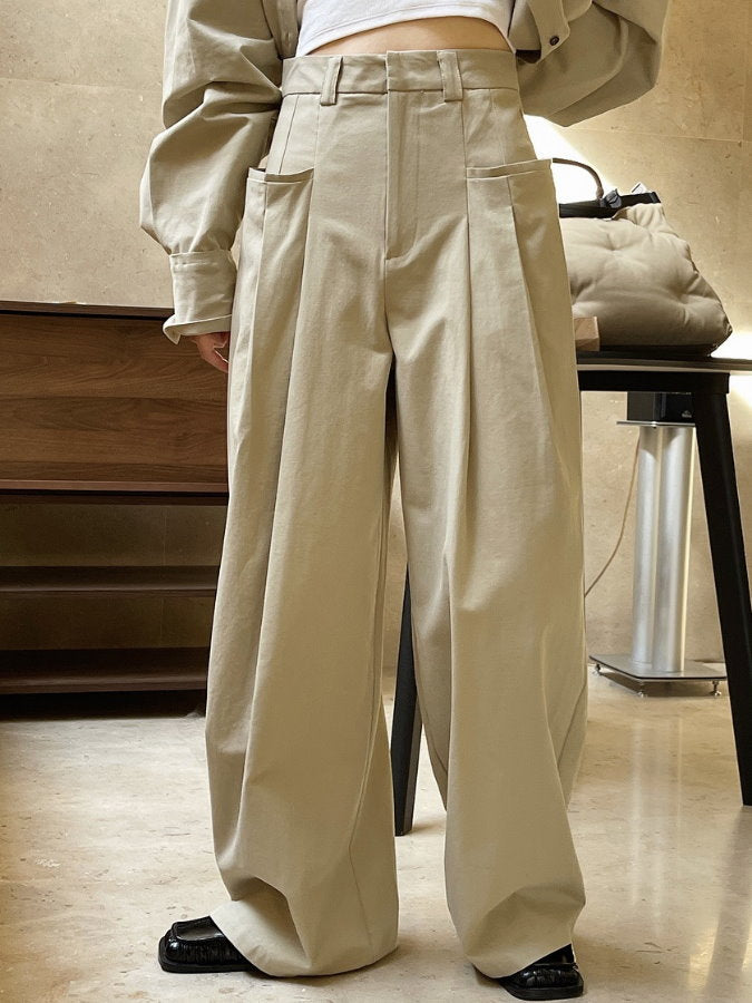 Front Tuck Wide Leg Pants HL9702/LCHK