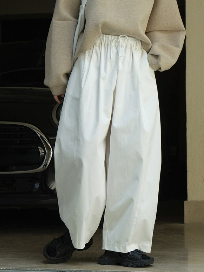 Wide Tuck Lantern Pants HL3838