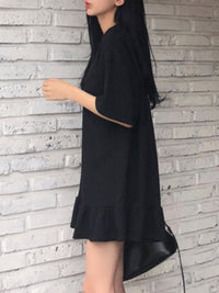 Tiered Tunic Dress HL3712