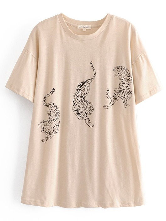 Tiger graphic T-shirt 9163