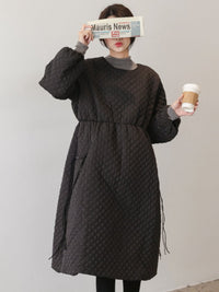 Quilted Pullover Coat HL3920