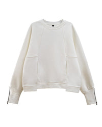 Panel Design Sweatshirt Sweatshirt HL9782