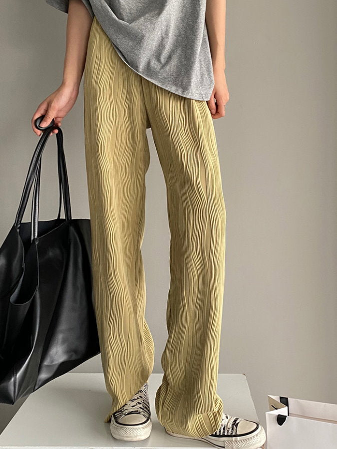 Cutoff Draped Pants HL3435