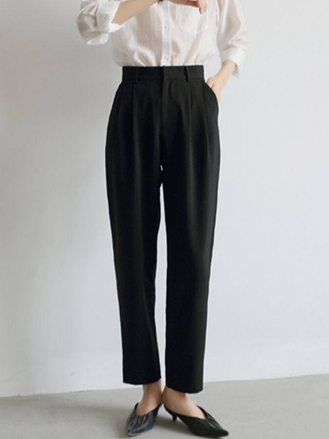 Waist Tuck Tapered Pants HL3597