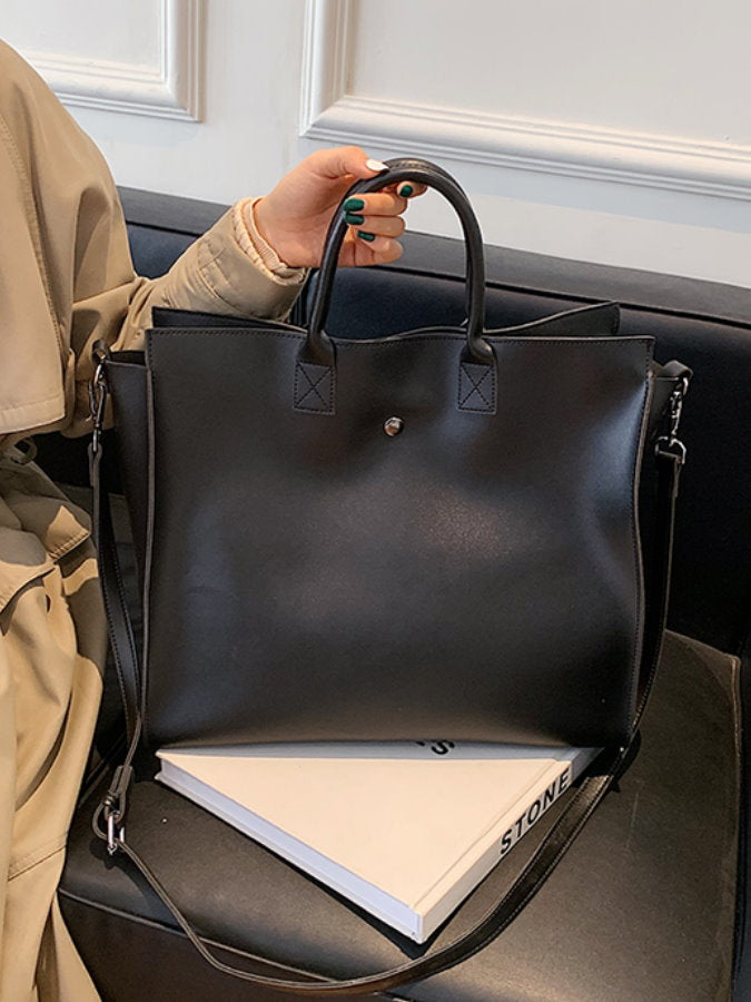 PU leather 2-way tote bag HL3881