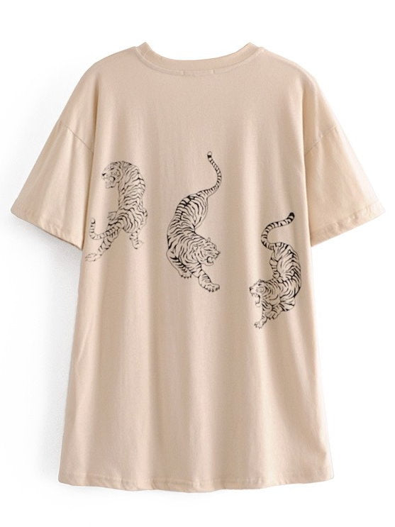 Tiger graphic T-shirt 9163