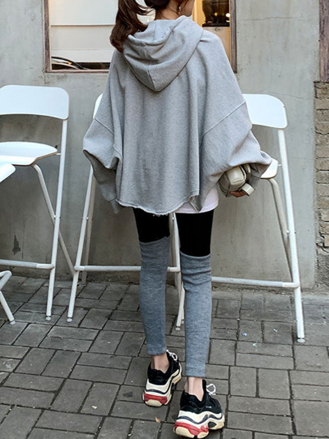 Poncho pullover parka 9430