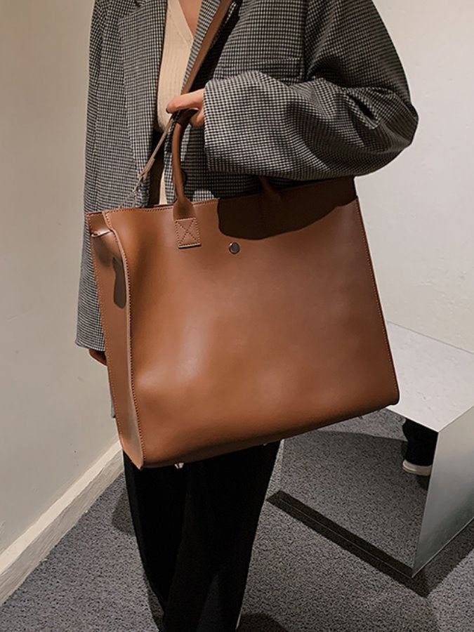 PU leather 2-way tote bag HL3881
