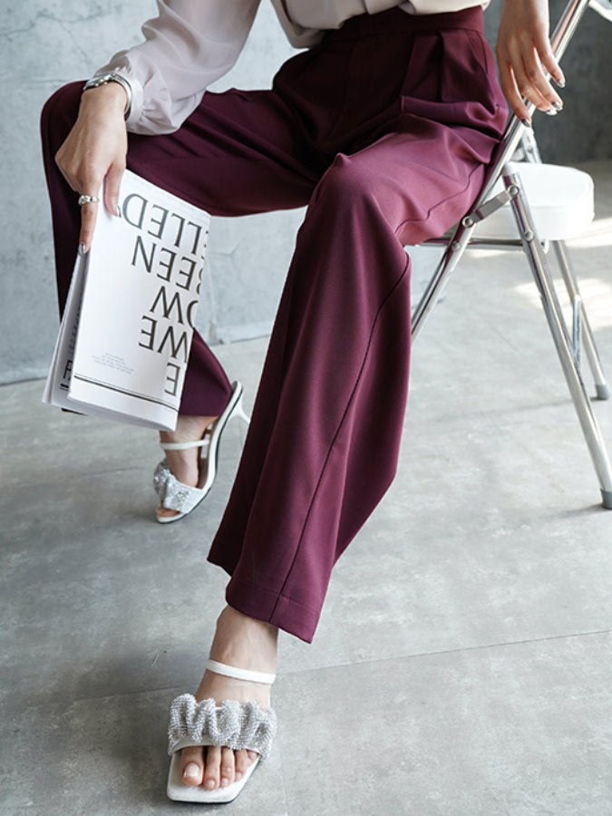 Loose Draped Wide Leg Pants HL3509