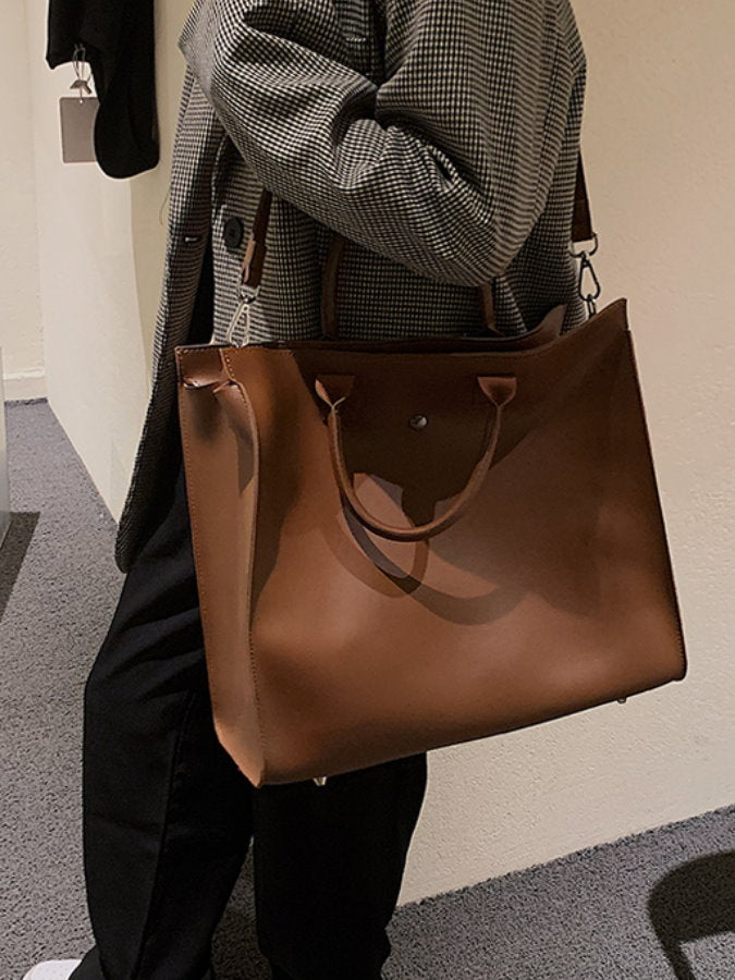 PU leather 2-way tote bag HL3881
