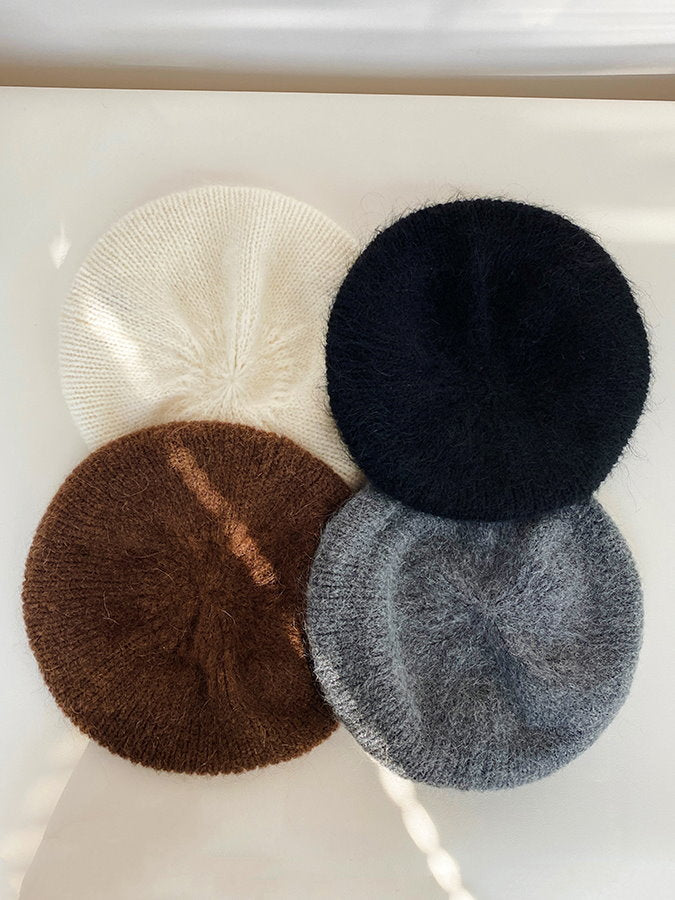 Wool Mohair Beret HL4173