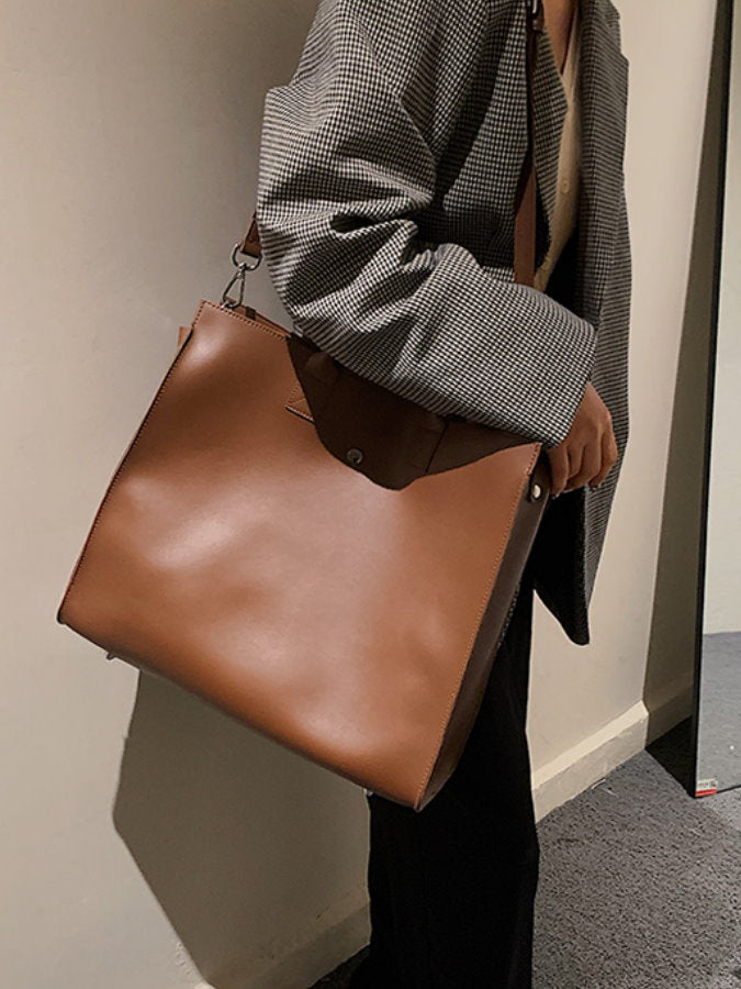 PU leather 2-way tote bag HL3881