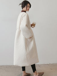 Quilted Pullover Coat HL3920