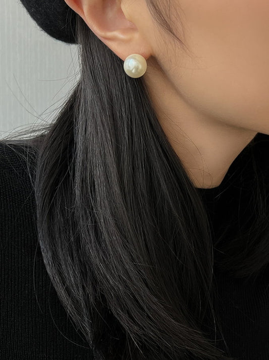 Simple Pearl Earrings HL4288