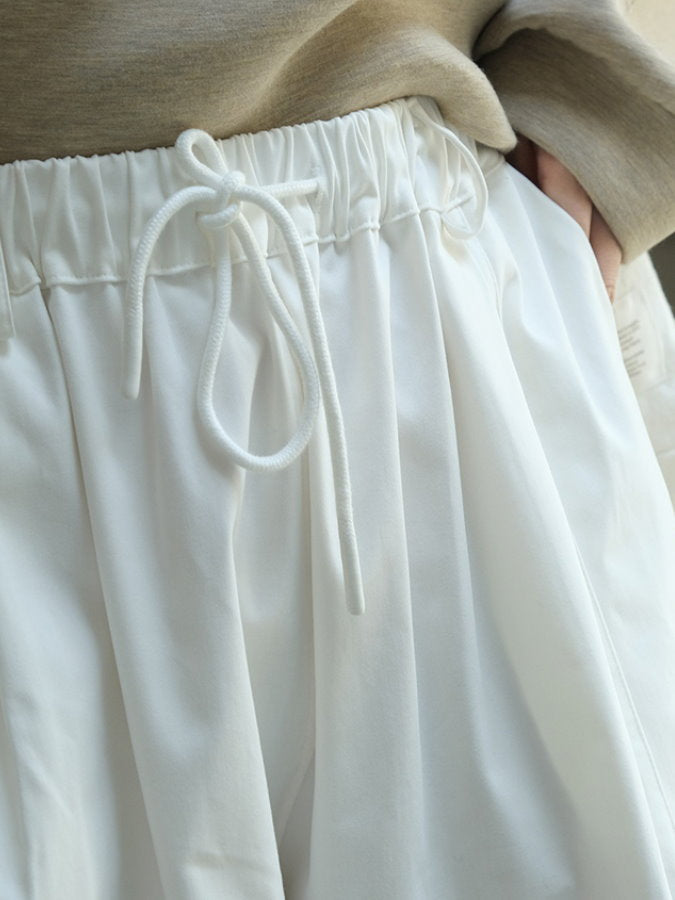 Wide Tuck Lantern Pants HL3838
