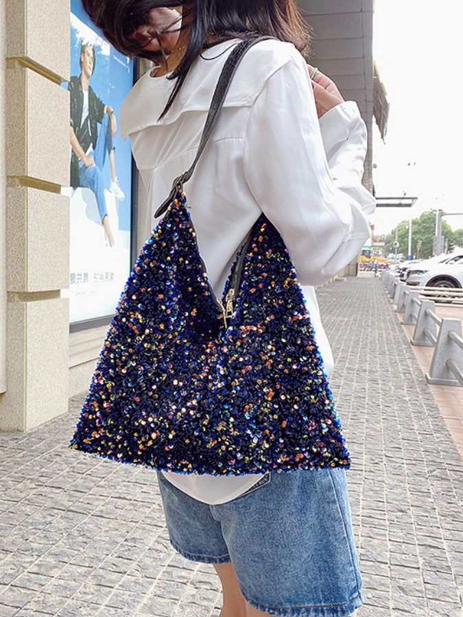 Mixed Sequins Shoulder Bag_HL3853