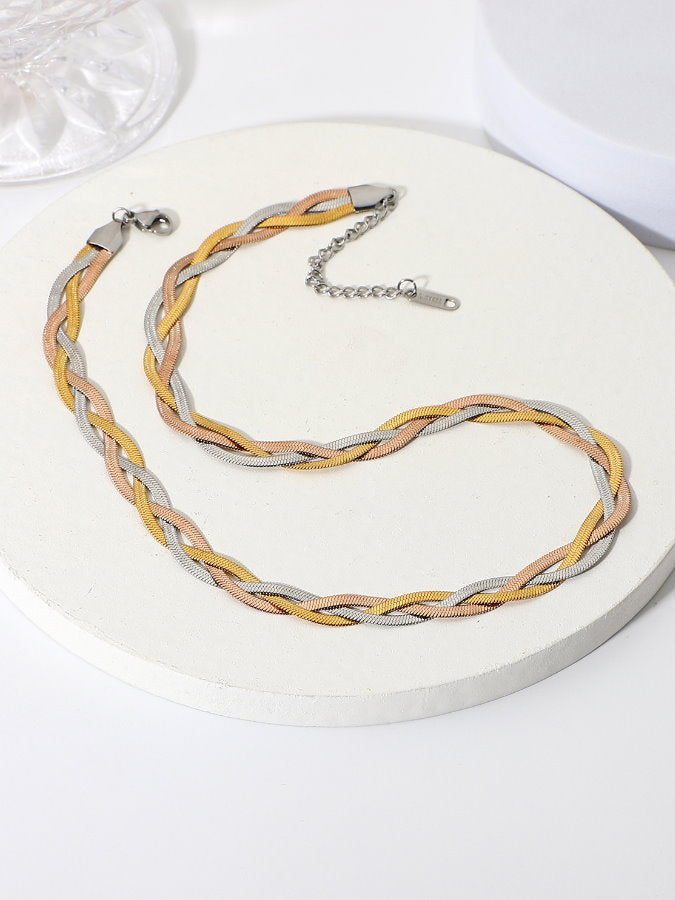 Blade design necklace HL9619