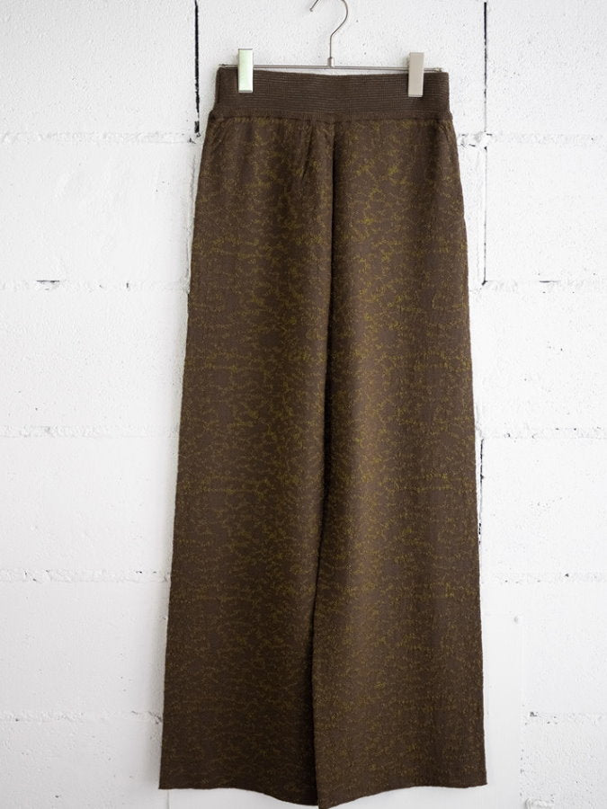 Jacquard Knit Straight Pants HL3908