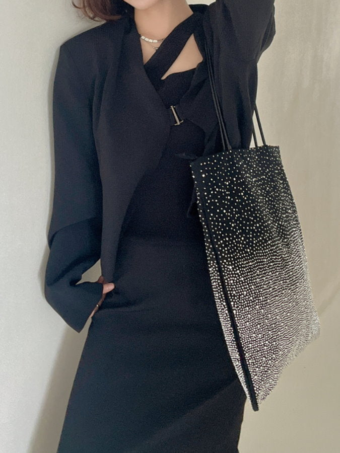 Glade Rhinestone Shoulder Bag HL3980