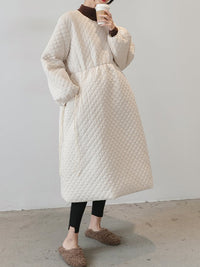 Quilted Pullover Coat HL3920