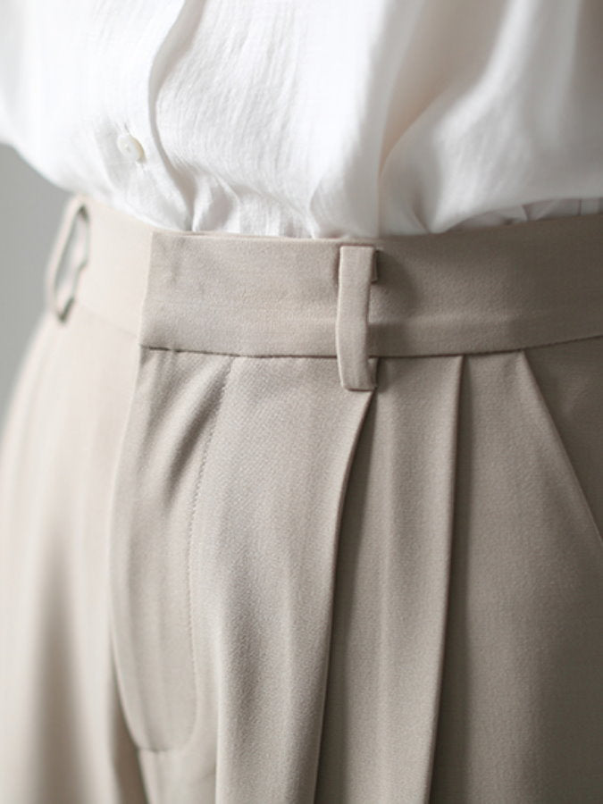Waist Tuck Tapered Pants HL3597