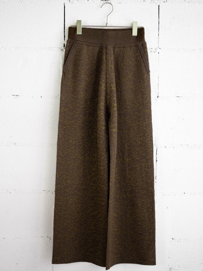 Jacquard Knit Straight Pants HL3908