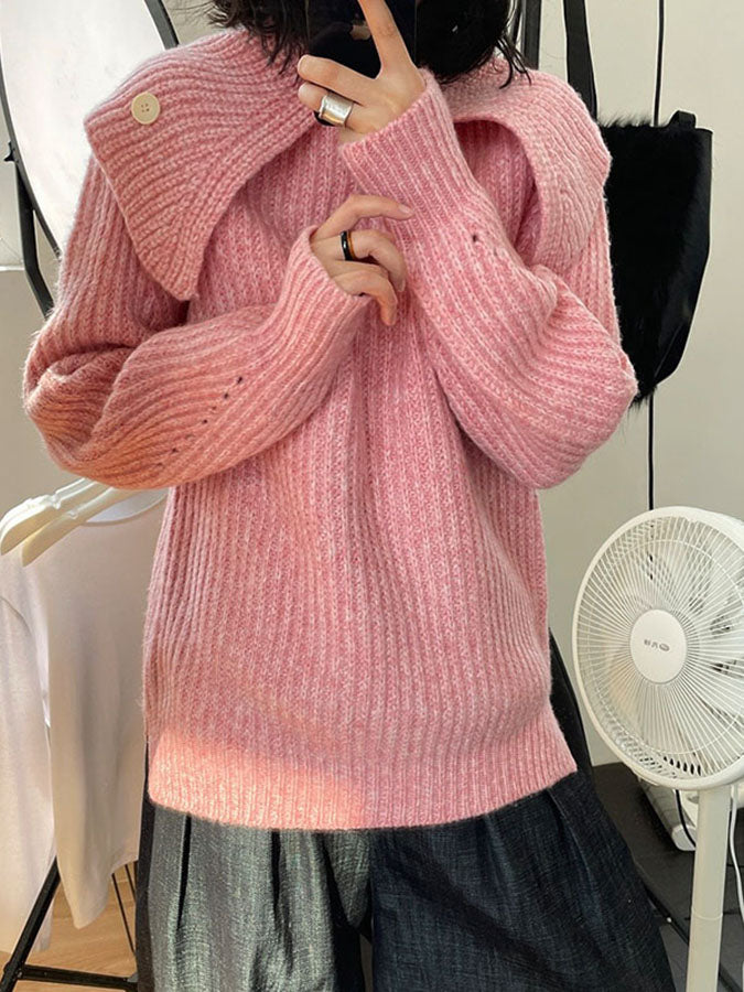 2way volume turtleneck knit H3370