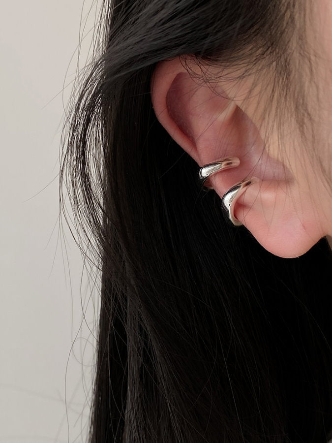 Square Brass Ear Cuffs HL4291