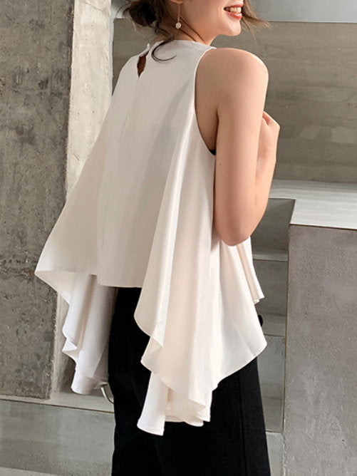 Side Draped Sleeveless_9210