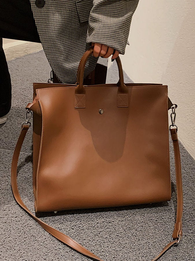 PU leather 2-way tote bag HL3881