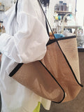 Piping mesh tote bag HL3567