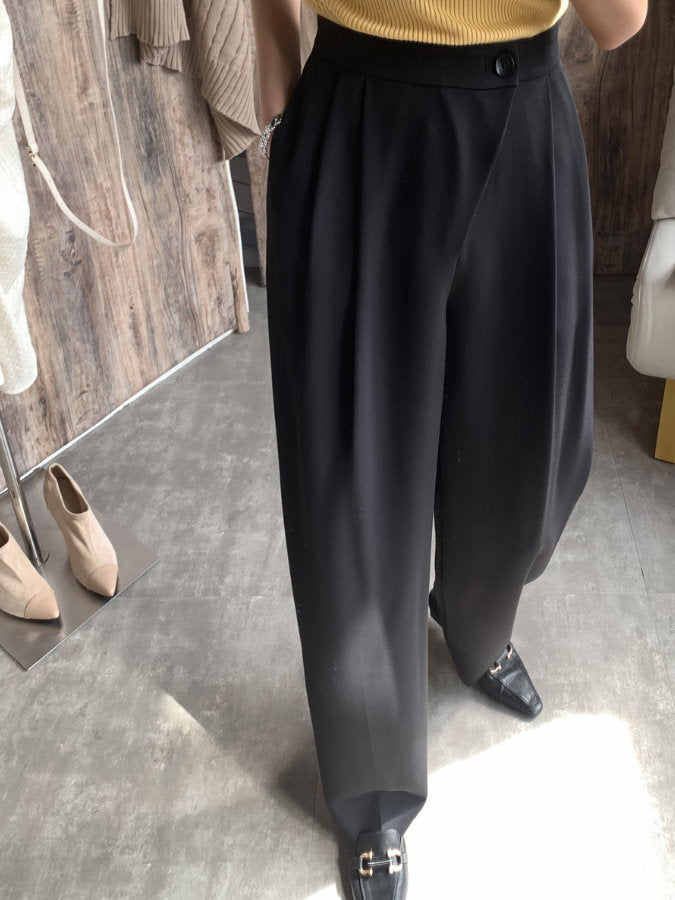 Front Tuck Mop Pants HL3505