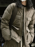 Flap Pocket Down Jacket HL4222