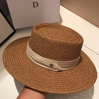 Ribbon Design Straw Hat 9009