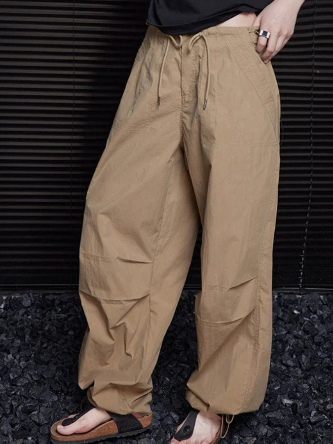 Parachute Wide Loose Pants_BDHL4395