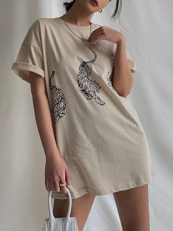 Tiger graphic T-shirt 9163 – HELROUS