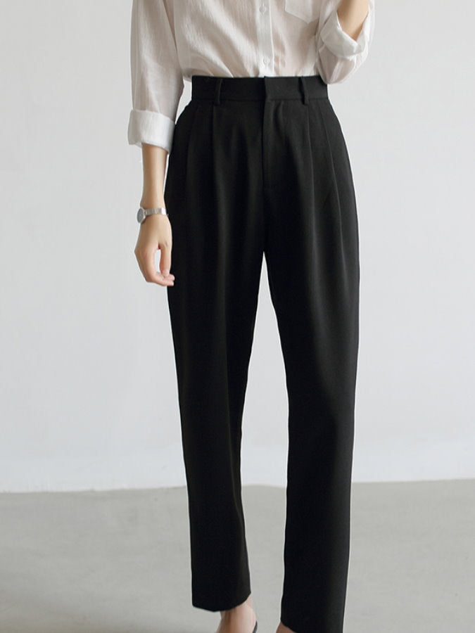 Waist Tuck Tapered Pants HL3597